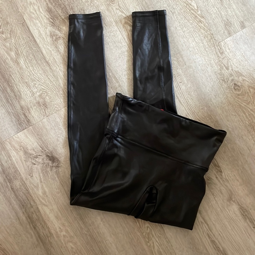 Spanx faux leather leggings